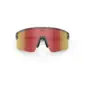 Bliz P004 Sport Zonnebril Transparant Donkergrijs met Browd/Red Lens