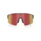 Bliz P004 Sport Zonnebril Transparant Donkergrijs met Browd/Red Lens