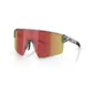 Bliz P004 Sport Zonnebril Transparant Donkergrijs met Browd/Red Lens