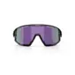 Bliz Fusion Small Sport Zonnebril Crystal Zwart met Grey/Purple Lens