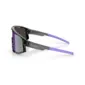 Bliz Fusion Small Sport Zonnebril Crystal Zwart met Grey/Purple Lens