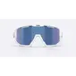 Bliz Fusion Sport Zonnebril Mat Wit met Smoke/Blue Multi Lens