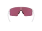 Bliz P001 Sport Zonnebril Mat Wit met Rose/Violet Mirror Blue Lens