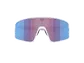 Bliz P001 Sport Zonnebril Mat Wit met Rose/Violet Mirror Blue Lens