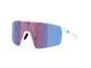 Bliz P001 Sport Zonnebril Mat Wit met Rose/Violet Mirror Blue Lens