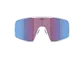 Bliz P001 Sport Zonnebril Mat Wit met Rose/Violet Mirror Blue Lens