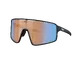 Bliz P001 Sport Zonnebril Mat Zwart met Coral/Orange Mirror Blue Lens