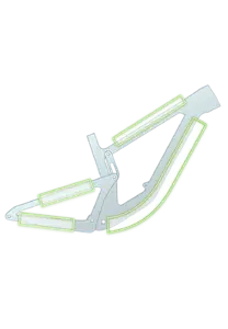 RAD Framebeschermer Kit Universal MTB Mat