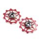 JRC Components Derailleurwielset Ceramic 11T Rood