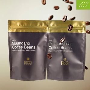 EarthFood Muungano & LimmuKossa Biologische Koffie (2x 250 gram)