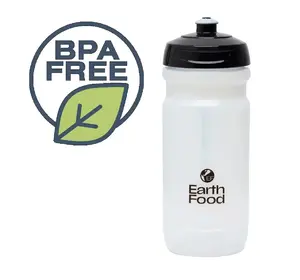 EarthFood Bidon Transparant/Grijs 600ml