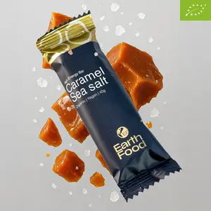 EarthFood High Energy Biologische Energiereep (20 stuks) Karamel-Zeezout