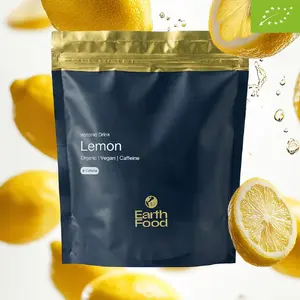 EarthFood Isotonic Biologische Sportdrank Citroen met Cafeïne (1.5KG)