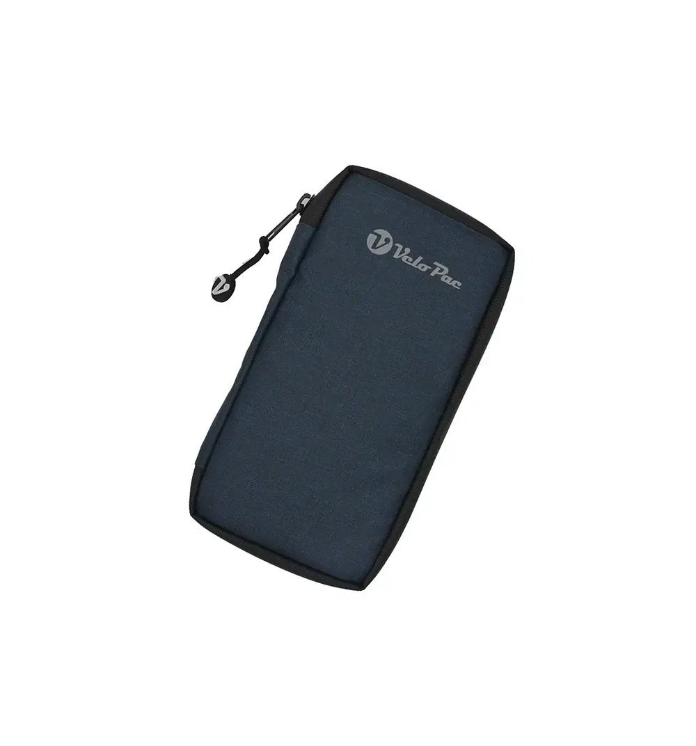 VeloPac RidePac Max Telefoonhoes Donkerblauw/Geel