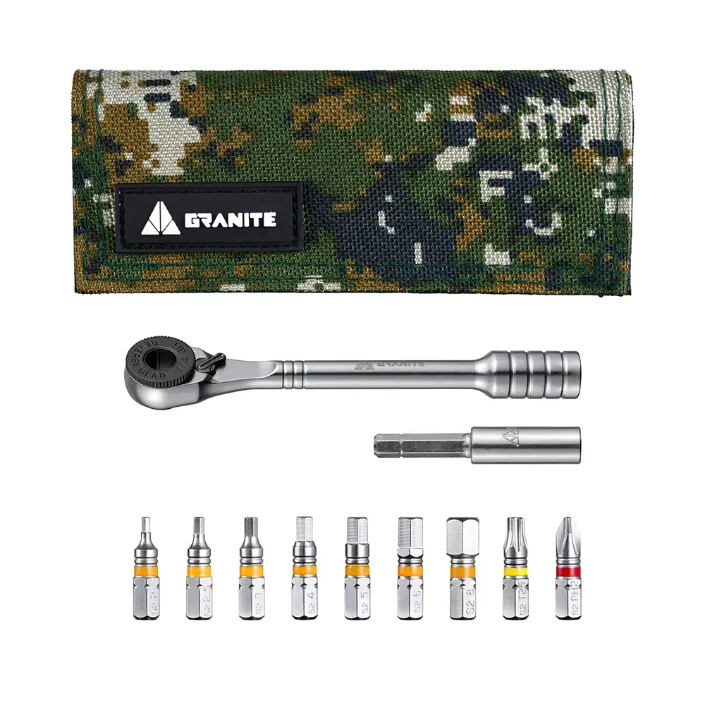 Granite Design Rock n Roll Tool Set Camo Groen