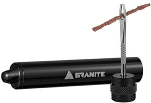 Granite Design Tire plug kit Zwart