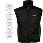 PRO-X elements Windprotector Windvest Zwart