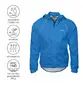 PRO-X elements Jayden 4WAY Stretch Regenjack Blauw Heren