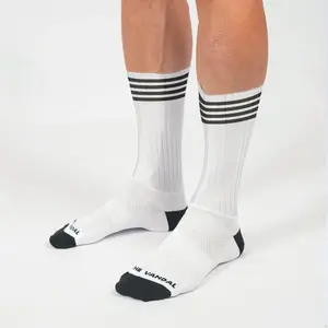 The Vandal Stripes Aero Fietssokken Wit