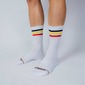 The Vandal Belgian Cycling Fietssokken Wit