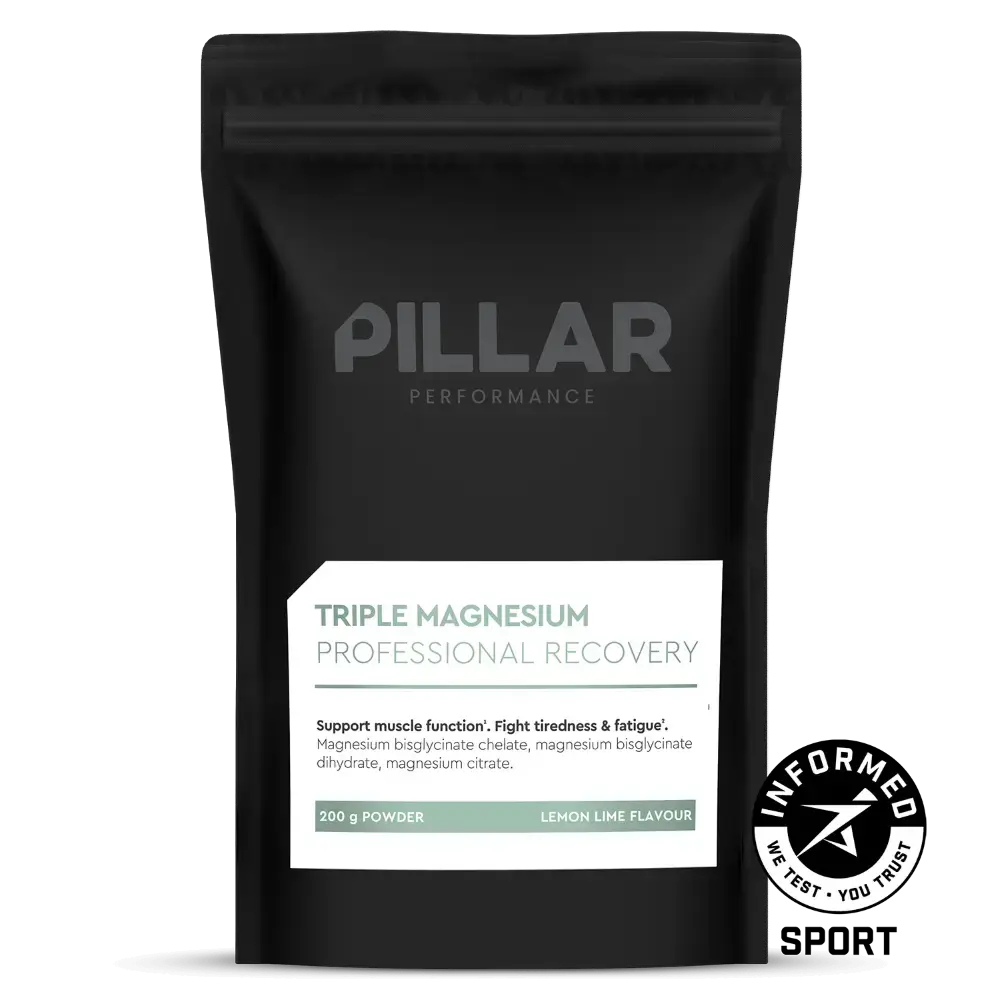 PILLAR Triple Magnesium Poeder Lemon Lime Zak 200g