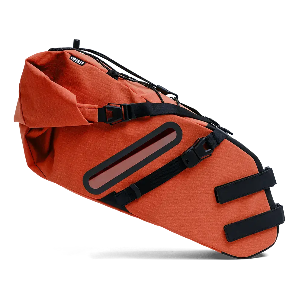 Capsuled Zadeltas 14L Oranje