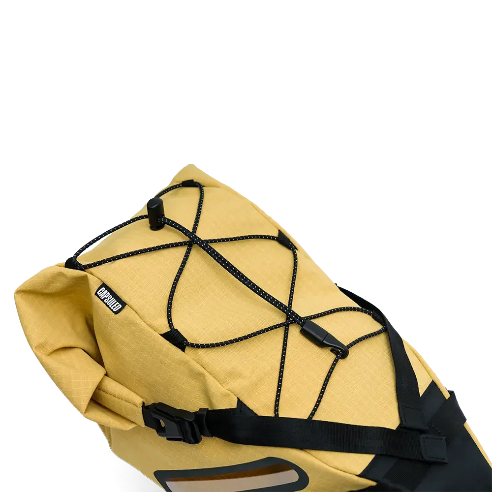 Capsuled Zadeltas 14L Geel
