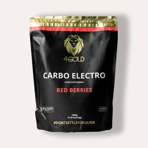 4GOLD Carbo Electro Sportdrank Rode Bessen 1kg
