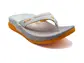 VELOUS Ocean Flip Teenslippers Licht Grijs/Oranje