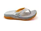 VELOUS Ocean Flip Teenslippers Licht Grijs/Oranje