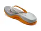 VELOUS Ocean Flip Teenslippers Licht Grijs/Oranje
