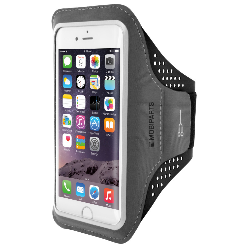 MOBIPARTS Comfort Fit Sport Armband M Zwart