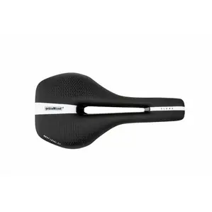GeBioMized Sleak Cut Out 145 Normal Ti Fietszadel Zwart/Wit