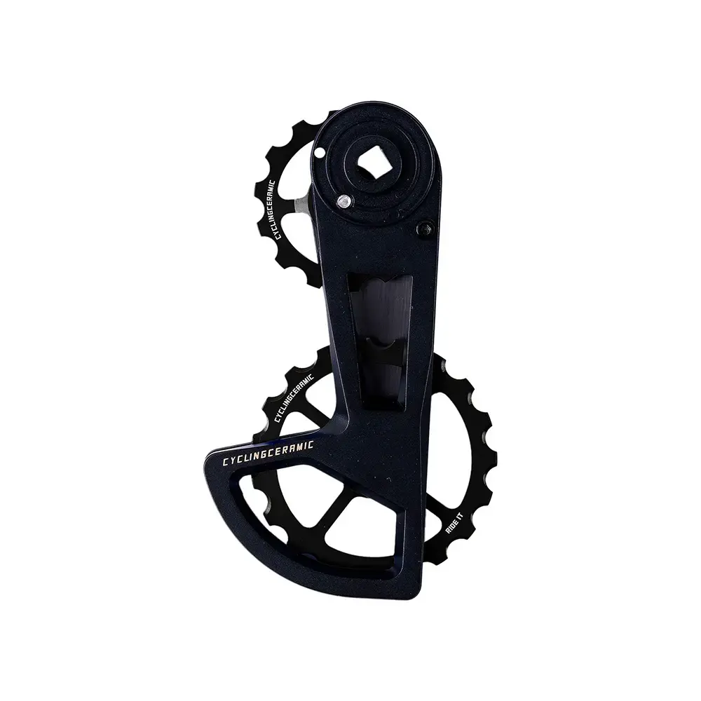 CyclingCeramic Oversized Derailleur Cage 2.0 SRAM AXS 12 Speed Zwart