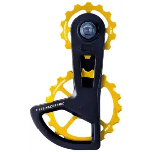 CyclingCeramic Oversized Derailleur Cage 2.0 Shimano Ultegra/Dura-Ace SS/GS Goud