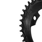 ALUGEAR Round AERO 107 BCD SRAM Asymmetric Road/Gravel Kettingblad Zwart