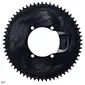 ALUGEAR Round Single 110 BCD 4b Shimano Asym. Road/Gravel Kettingblad 12 Speed