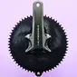 ALUGEAR Round Single 110 BCD 4b Shimano Asym. Road/Gravel Kettingblad 12 Speed