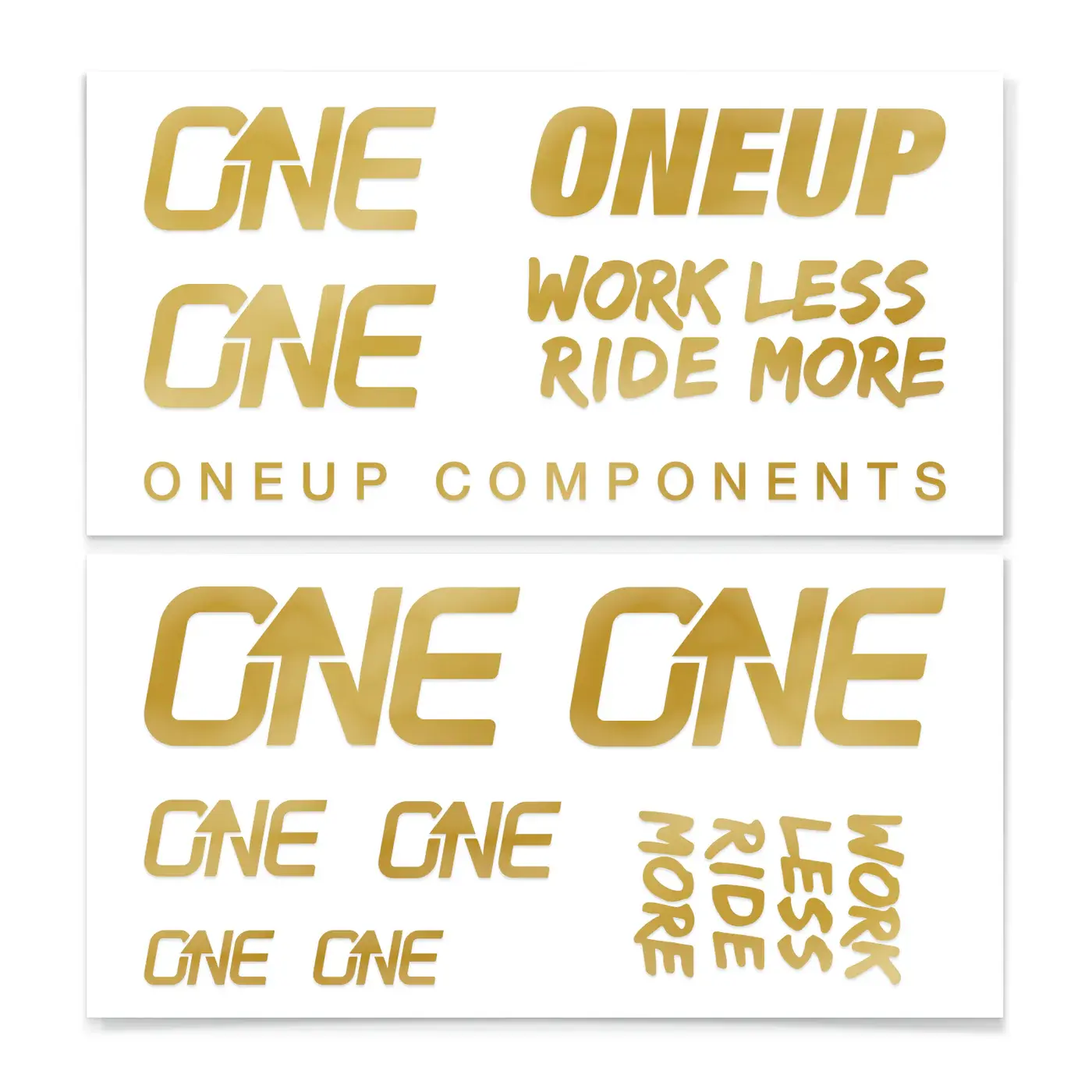 OneUp Components Stuur Decal Kit Goud