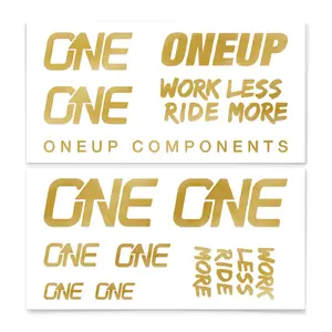 OneUp Components Stuur Decal Kit Goud