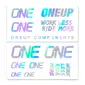 OneUp Components Stuur Decal Kit Oil Slick