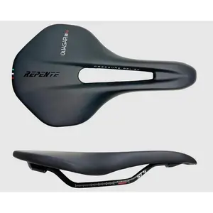 Repente Quasar S 2.0 Thermoplastic Zadel Stalen Rails Zwart