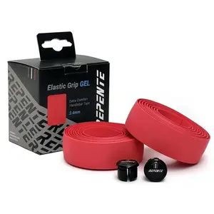 Repente Elastic Grip Stuurlint 3.4mm Gel Rood