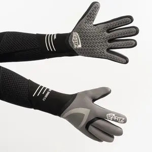 SpatzWear Neoz Rain Winter Fietshandschoenen Grijs/Zwart