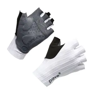 PAVE9 Summer Aero Gloves White