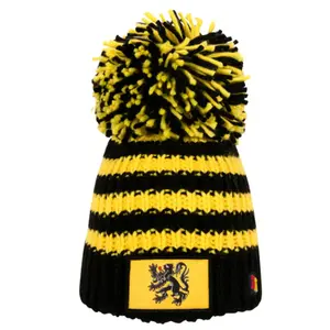 Big Bobble Hats Vlaanderen Muts Geel/Zwart