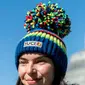 BIG BOBBLE HATS UCI Regenboog Muts Blauw — afbeelding 2
