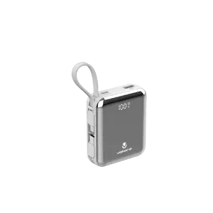 Volkano Solace Series 10.000 mAh Powerbank Wit/Zilver