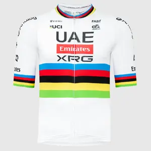 Pissei Tadej Pogacar Fietsshirt Korte Mouwen Wereldkampioen