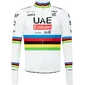 Pissei Tadej Pogacar Fietsshirt Lange Mouwen Wereldkampioen